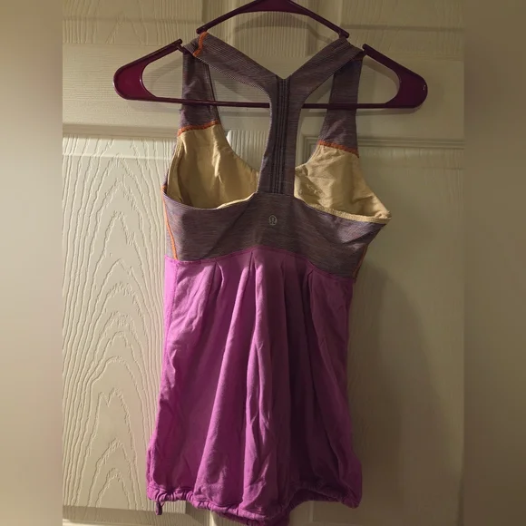 Women's Lululemon Pink and Purple Tanktop - Picture 4 of 6